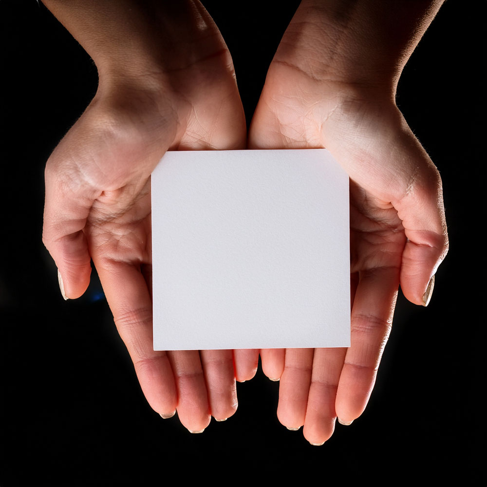 Hand-Zettel Hand-Zettel